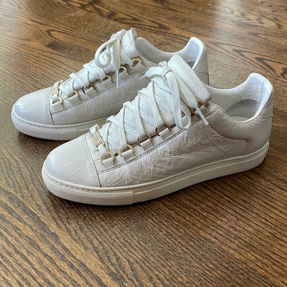 Balenciaga Shoes - Authentic Balenciaga white Arena sneakers